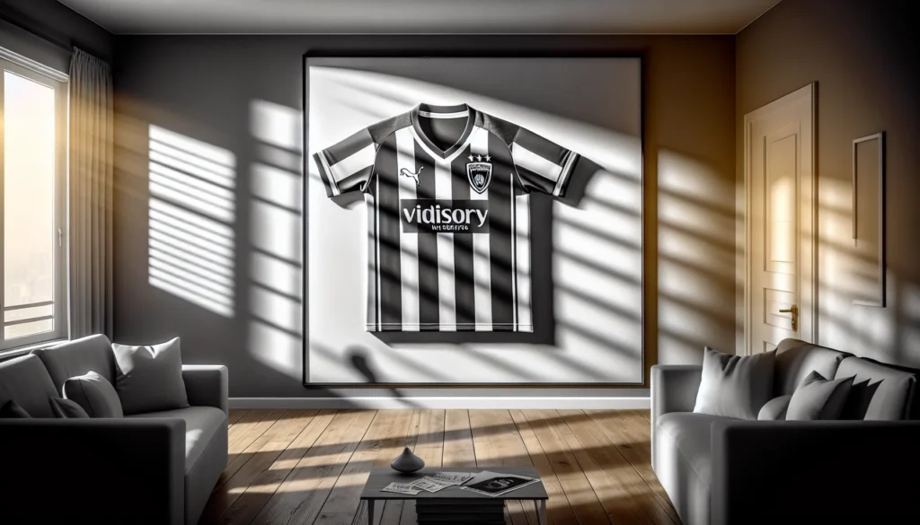 Encadrer maillot de foot