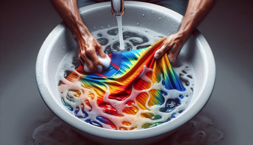 Laver un maillot de foot à la main